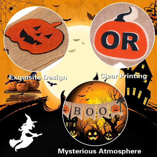 Burlap Banner for Halloween Decoration