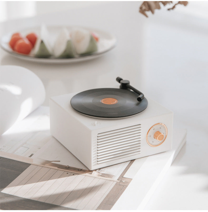 Portable retro phonograph Bluetooth speaker