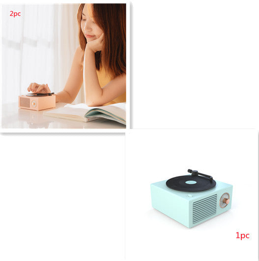 Portable retro phonograph Bluetooth speaker
