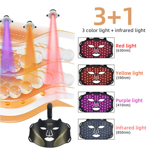 Red Blu-ray Silicone Beauty Apparatus Home Face