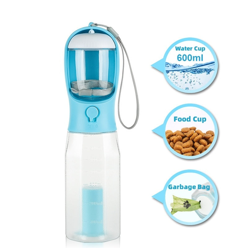 Portable Cat Dog Water Bottle Feeder