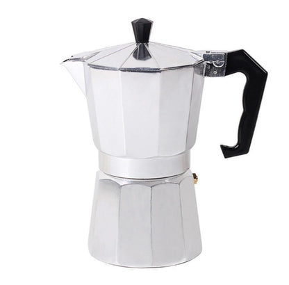 Aluminum Mocha Pot Coffee Maker,Primula Classic Stovetop Espresso and Coffee Maker, Moka Pot for Italian and Cuban Café Brewing, Greca Coffee Maker, Cafeteras, 12 Espresso Cups, Silver