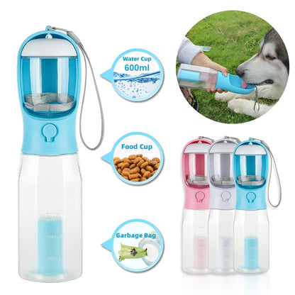 Portable Cat Dog Water Bottle Feeder