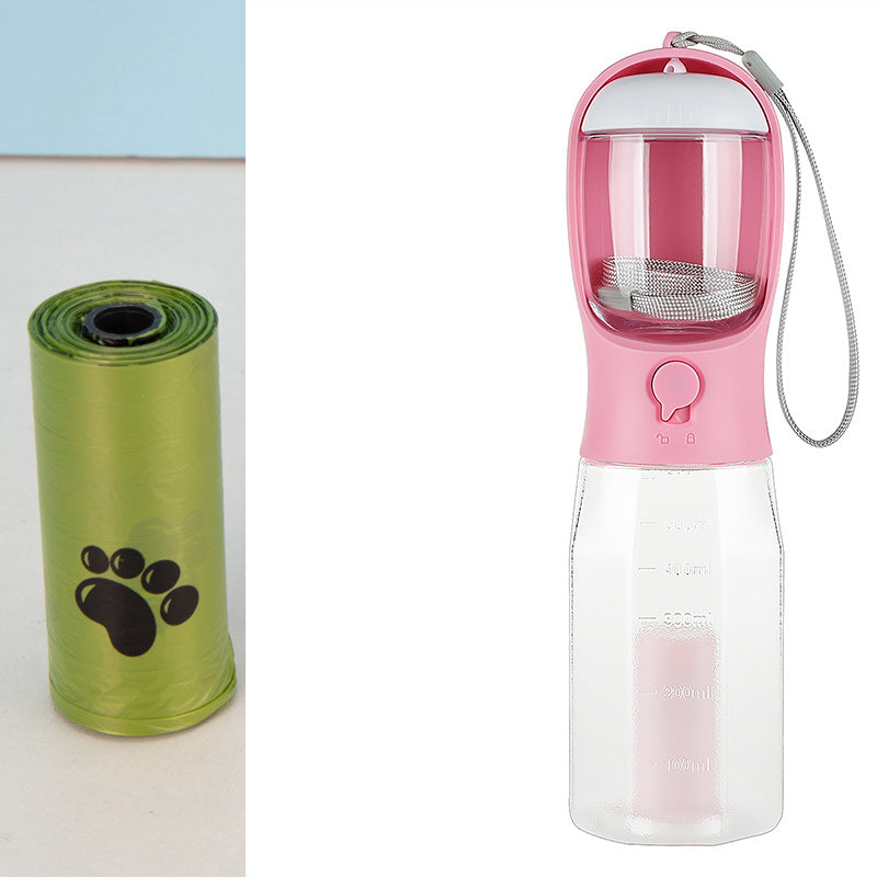 Portable Cat Dog Water Bottle Feeder