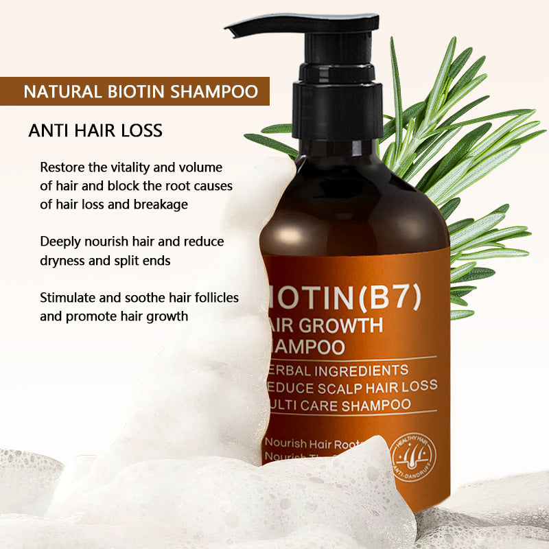 Biotin Anti-hair Loss Anti-dandruff Oil Control Nourishing Shampoo
